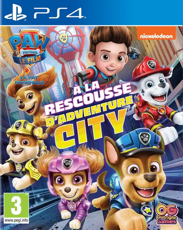 Paw Patrol La Pat' Patrouille : À la rescousse d'Adventure City Jeu PS4 - vue 2