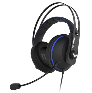 ASUS TUF Gaming H7 Auriculares con cable Diadema para juegos Negro, Azul