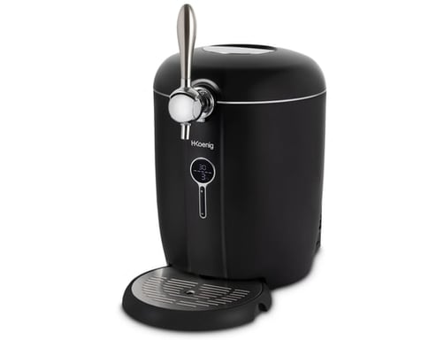 Tireuse a biere HKoeNIG BW1688 - Capacité 6L - Température réglable 3°C a 12°C 6 - Compatible tous fûts - Noir