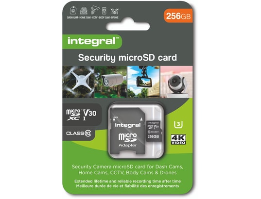 Integral INMSDX256G10 SEC mémoire flash MicroSDXC UHS I Classe 10 Neuf - vue 2