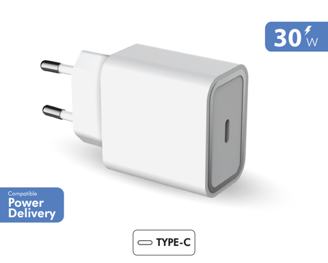Caricatore da parete USB C Power Delivery da 30 W