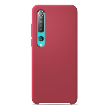 Coque silicone unie Soft Touch Rouge compatible Xiaomi Mi 10 Mi 10 Pro