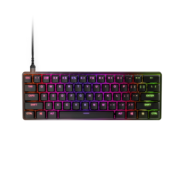 Steelseries Apex 9 Mini clavier Jouer USB QWERTY Anglais américain Neuf