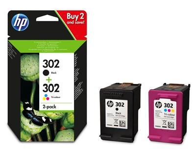 HP 302 INK CARTRIDGE COMBO 2-PACK