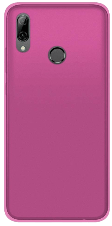Coque silicone unie compatible Givré Rose Huawei Honor 10 Lite