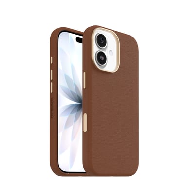 OtterBox Symmetry Cactus Leather Series pour Apple iPhone 17, Desert Saddle Apple (brand) iPhone 17