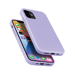 Funda antigolpes de gel de silicona suave para Apple iPhone 12 mini, Violeta lila