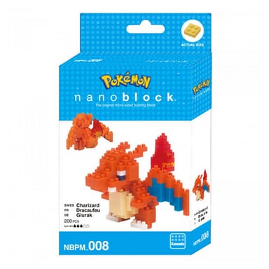 Nanoblock Pokémon Petardo - Kit de construcción de 200 piezas