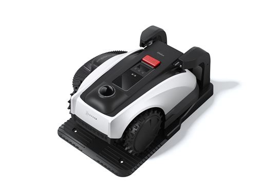 Goat O1200 LiDAR Pro - Robot cortacésped Ecovacs, blanco