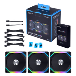 Lian Li UNI FAN SL V2 120 Boitier PC Ventilateur 12 cm 3 pièce Neuf - vue 3