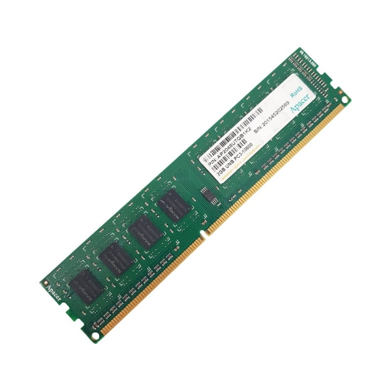 Apacer 2Go Ram Ddr3 Ap2048Utqb1K2 Dimm Pc3-10600 1Rx8 - Très Bon État