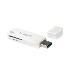 Lettore di schede di memoria LogiLink CR0034A USB 3.2 Gen 1 (3.1 Gen 1) Bianco