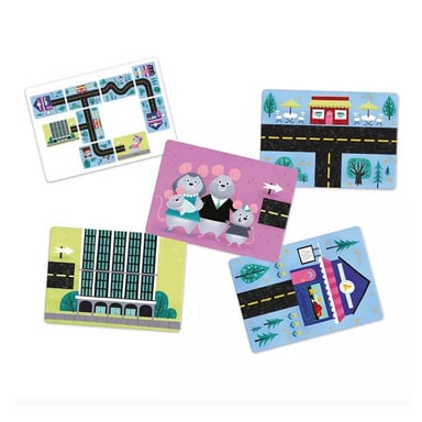 Juego de cartas estratégico ''City Mouse'' - Conviértete en arquitecto o constructor