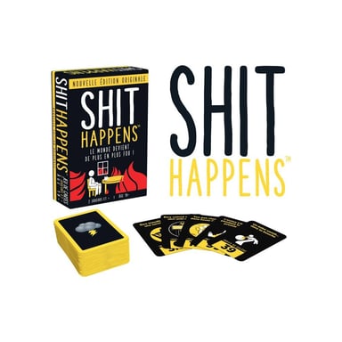 Jeu de société de soirée GOLIATH Shit Happens Nouvelle Édition Originale 2+ joueurs Multicolore