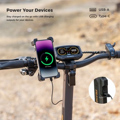 Trottinette Électrique Pliable Ausom L2 Max à Moteurs Doubles 1000W*2, Pneus Tubeless 10''X3'', Vitesse Maximale de 65 km/h, Autonomie Maximale de 90 km, Déverrouillage NFC, Écran LCD Intelligent