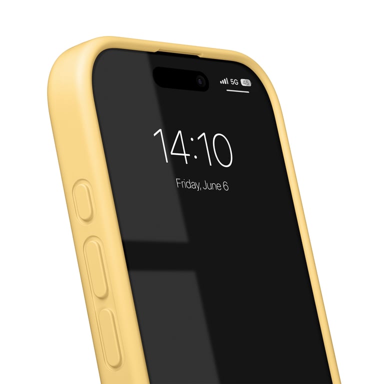 iDeal of Sweden Coque en silicone avec MagSafe pour Apple iPhone 17 / 17 Pro Soft Lemon Neuf - vue 6