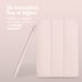 Accezz Coque tablette portefeuille Smart Silicone pour Samsung Galaxy Tab A11 Plus / A9 Plus - Rose