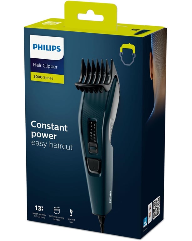 Tondeuse À Cheveux Philips HC3505/15 – 13 Hauteurs de Coupe, Lames Inox - vue 10