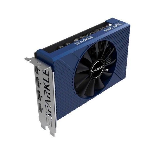 SPARKLE Intel Arc A380 Elf Carte graphique Arc A380 6 Go GDDR6 PCIe 4.0 x8 3 x DisplayPort HDMI - vue 3