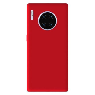 Coque silicone unie Mat Rouge compatible Huawei Mate 30 Pro