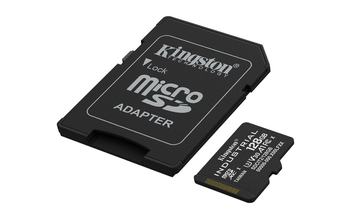 Kingston Technology Carte microSDXC Industrielle C10 A1 pSLC + adaptateur SD - vue 4