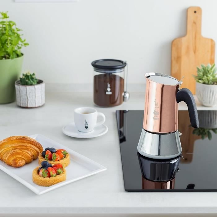 Bialetti Venus Cafetière à moka 0,24 L Cuivre, Acier inoxydable - Neuf