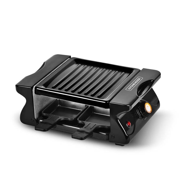 KitchenCook Raclette 4 Personnes Avec Plaque De Grill Anti Adhésive Rc Pilatus