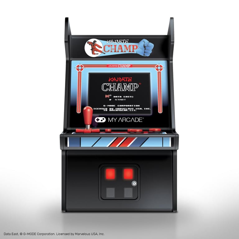 Mini borne d'arcade My Arcade Micro Player Karate Champ pour les fans de jeux rétro Neuf - vue 2