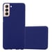 Coque pour Samsung Galaxy S22 en FROST BLEU FONCÉ Housse de protection Étui en silicone TPU flexible