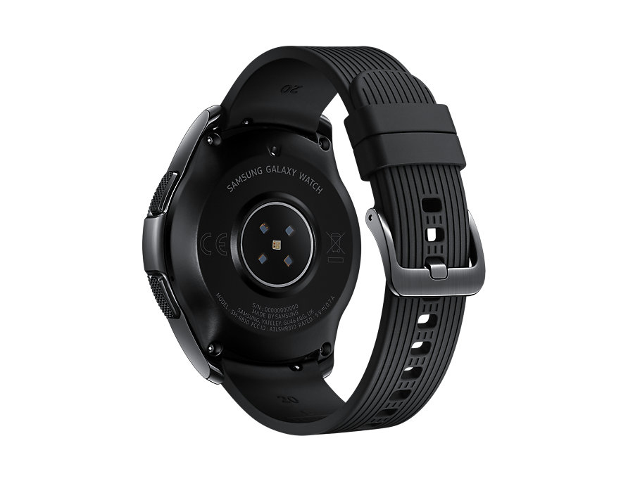 Samsung Galaxy Watch 3,05 cm (1.2") AMOLED 42 mm Numérique 360 x 360 pixels  Écran tactile Noir Wifi GPS (satellite) - Samsung