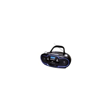 Trevi 057404 Système stéréo portable Numérique 20 W AM, FM Noir, Bleu Lecture de MP3