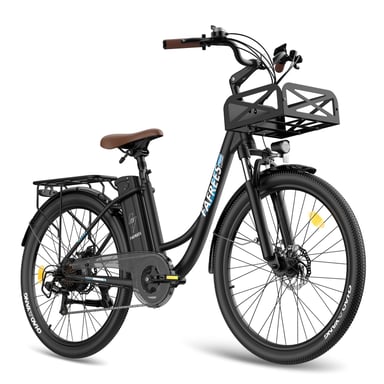 Vélo électrique FAFREES F26 Lasting - Moteur 250W Batterie 36V20.3Ah Assisted Autonomie 160KM Frein à Disque Mécanique - Noir
