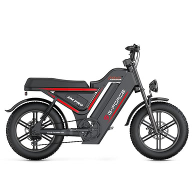 VTT électrique G-FORCE ZM PRO avec batterie 52 V 40 Ah et double suspension