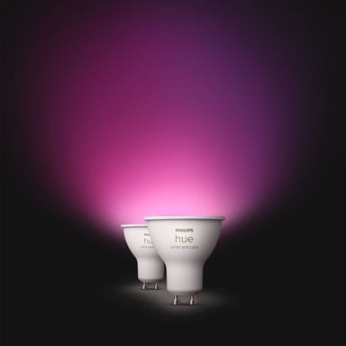 Lampadine LED Connesse Philips Hue White Colors GU10 x2
