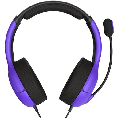 PDP Nebula Ultra Violet AIRLITE Auriculares Alámbrico Diadema Juego Negro, Violeta