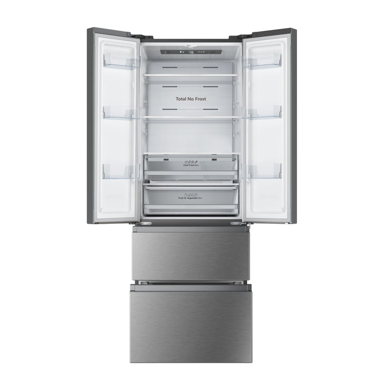 Réfrigérateur américain Hisense RF632N4BCE côte à côte No Frost, 485 litres, classe E, acier inoxydable - Neuf