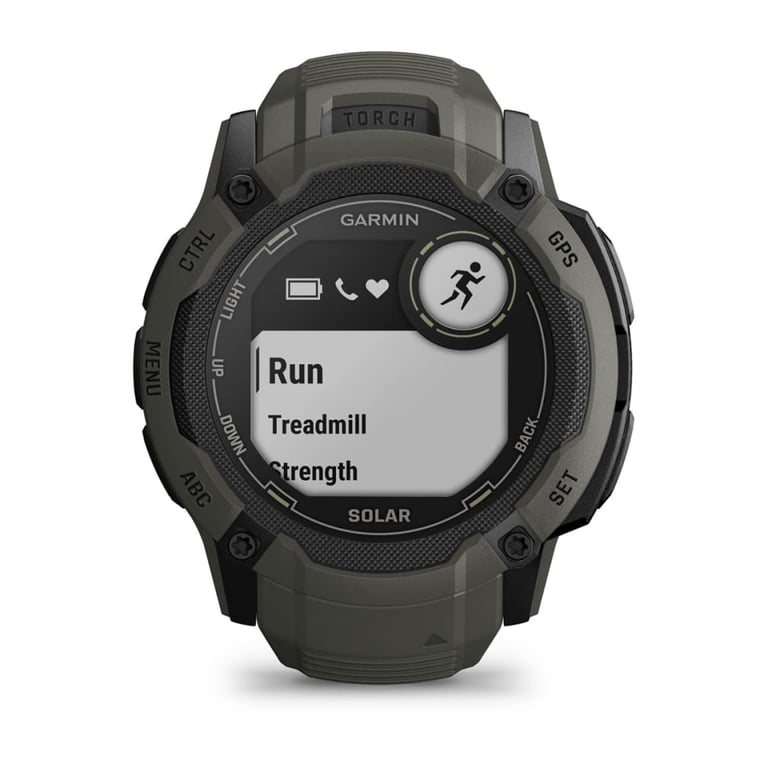 Garmin Instinct 2X Solar Montre GPS Robuste et connectée – Moss – Boîtier 50 mm - vue 2
