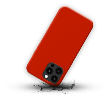 Custodia antiurto in morbido silicone gel per Apple iPhone 14 Pro Max, Ardent Red