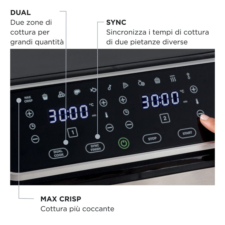 Ariete 462500 Double 9 Autonome Friteuse d'air chaud Neuf - vue 2