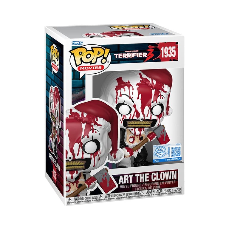 Figurine Funko Pop Movies Terrifier 3 Art The Clown Exclusivité Fnac - vue 2