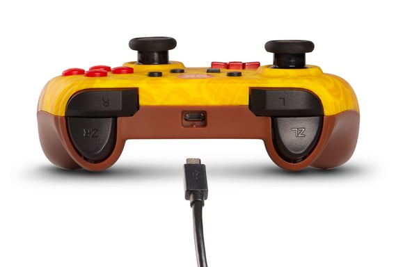 PowerA Donkey Kong marrone, giallo Joystick analogico/digitale USB per Nintendo Switch
