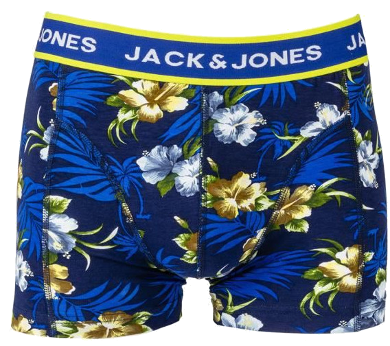 JACK & JONES Lot de 3 Boxers Cerisier/Bleu Homme