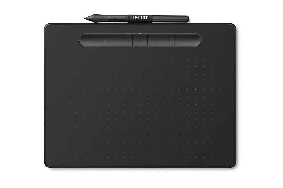 Wacom Intuos M Bluetooth tablette graphique Noir 2540 lpi 216 x 135 mm USB/Bluetooth - Neuf