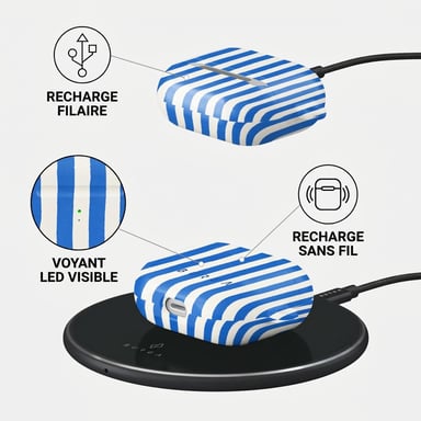 Burga Coque rigide pour  Apple AirPods 3 - Kafenio