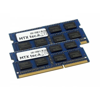 16GB Kit 2x 8GB DDR3L 1600MHz SODIMM DDR3 PC3-12800, 204 Pin, 1.35V Memoria RAM Portátil