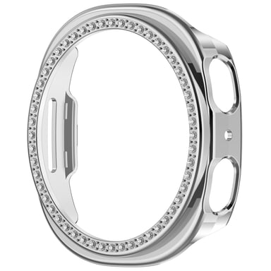 Elegante custodia in PC per Samsung Galaxy Watch 8 44mm Silver