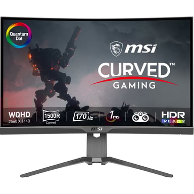 MSI MAG 275CQRF QD Display per PC a schermo piatto 68,6 cm (27'') 2560 x 1440 pixel Wide Quad HD Nero