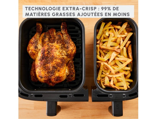 Friteuse à air Dual Easy Fry & Grill MOULINEX EZ905B20 - vue 4