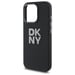 Étui DKNY pour iPhone 16 Pro Max  6.9'' noir étui rigide Liquid Silicone Metal Logo