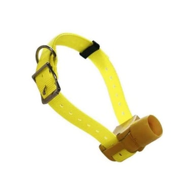 Collier supplémentaire de repérage NUM'AXES CANIBEEP RADIO PRO 12 modes 4 sons Jaune fluorescent